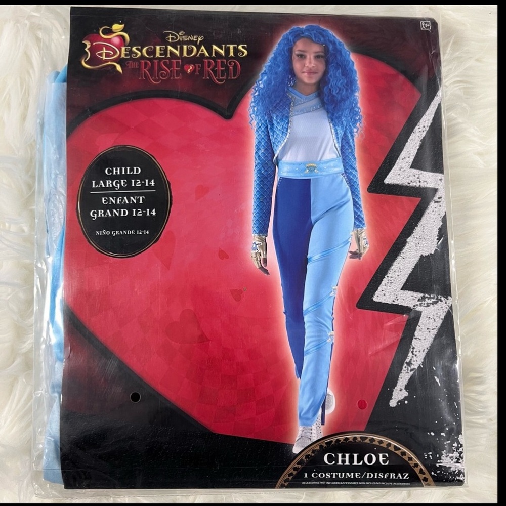 Disney Descendants Chloe girls Costume NEW L 12-14
